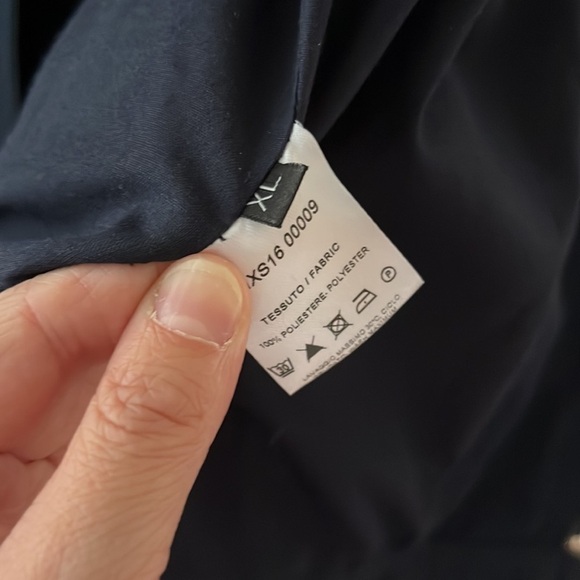 DAVID NAMAN Fall/Winter 2016 Navy Blue Waterproof Bomber Jacket size XL EUC - Picture 4 of 6